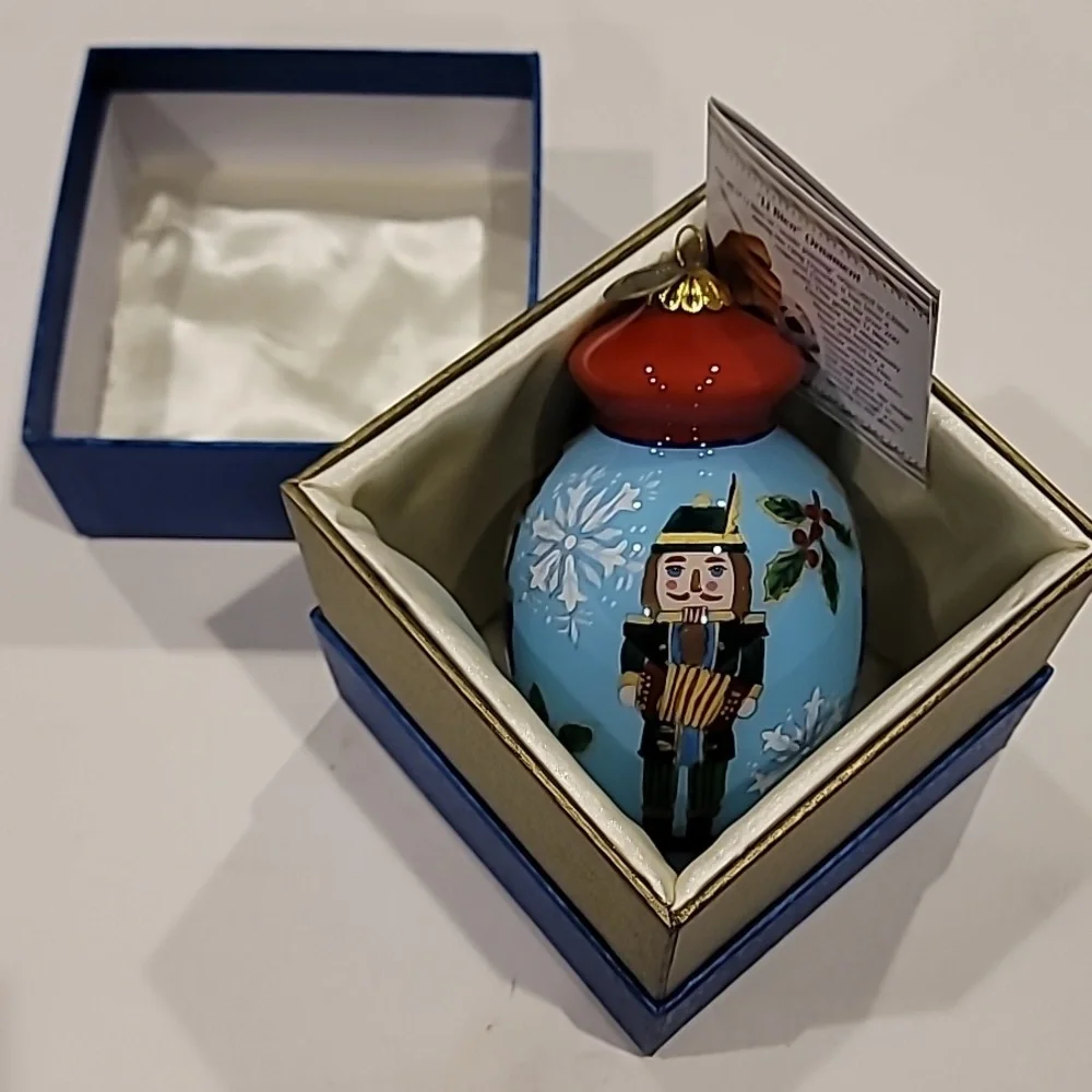Pier 1 Collectable Li Bien Nutcraker Christmas Ornament 2015 In Box